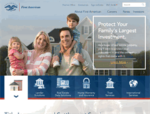 Tablet Screenshot of news.firstam.com
