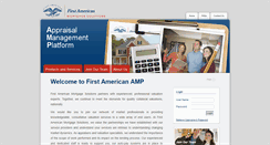 Desktop Screenshot of amp.firstam.com