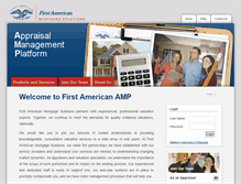 Tablet Screenshot of amp.firstam.com