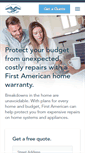 Mobile Screenshot of homewarranty.firstam.com