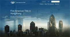 Desktop Screenshot of firstam.com.hk