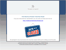 Tablet Screenshot of premiertools.firstam.com